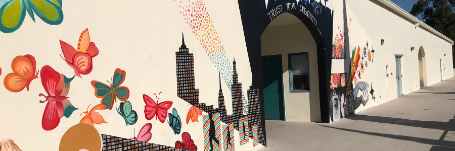 A New Student-Designed Mural Encourages Artists to Trust Their Creativity