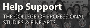 Help support College of Professional Studies and Fine Arts