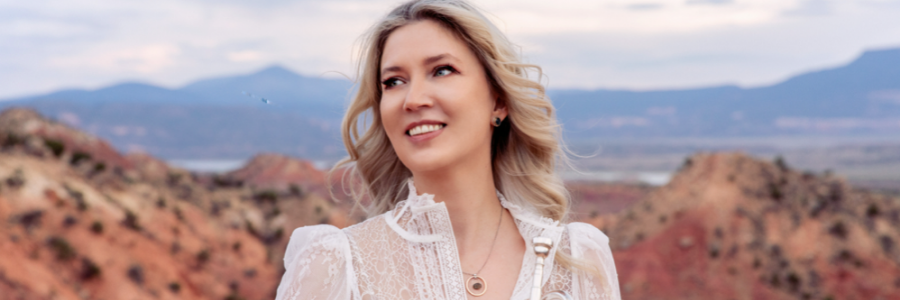 Mary Elizabeth Bowden performs with the SDSU Orchestra
