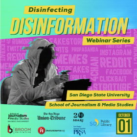 School of Journalism and Media Studies Hosts “Disinfection Disinformation” Series  