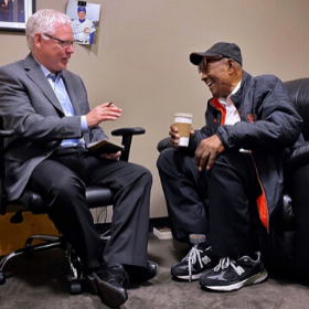 Union-Tribune: JMS Alumnus John Shea Writing Book with Willie Mays