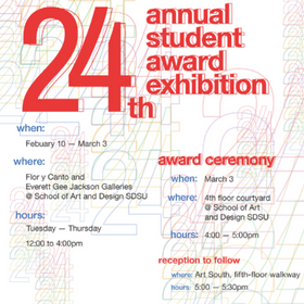 Student Art and Design Exhibition Brings Honors and Cash Awards