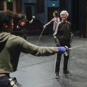 Union-Tribune: Former TTF Dean Takes Center Stage Teaching Theatrical Swordfighting Course